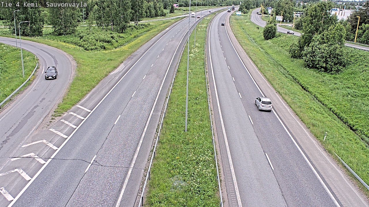 Kelikamerat Kuva Tie 4 Kemi, Sauvonväylä, Kemi, Lappi