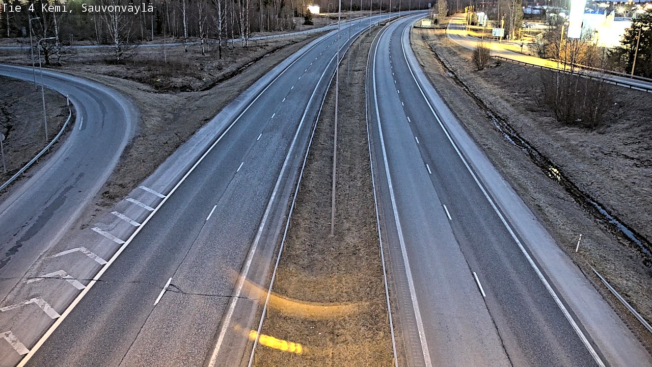 Weather Camera Image Road 4 Kemi, Sauvonväylä, Kemi, Lappi