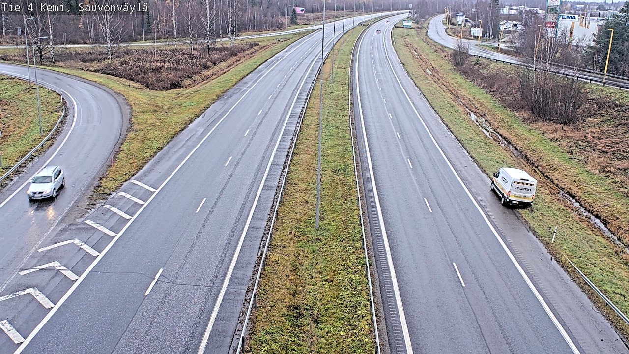 Kelikamerat Kuva Tie 4 Kemi, Sauvonväylä, Kemi, Lappi