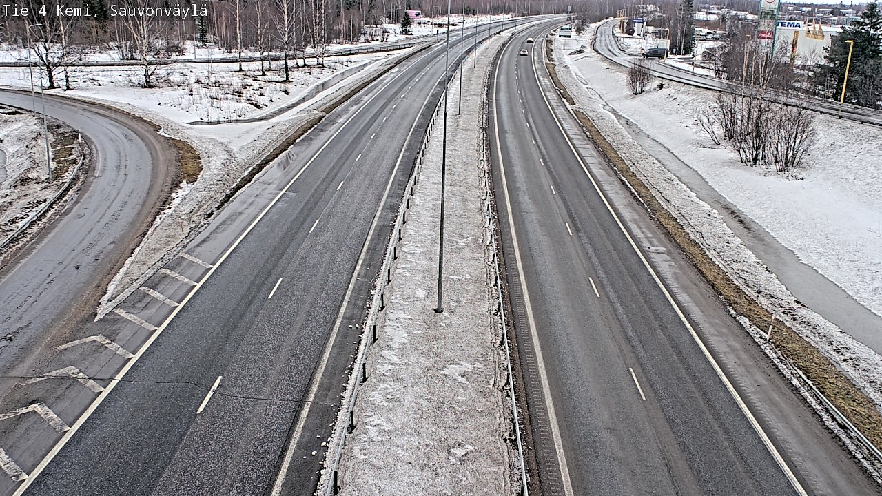 Kelikamerat Kuva Tie 4 Kemi, Sauvonväylä, Kemi, Lappi