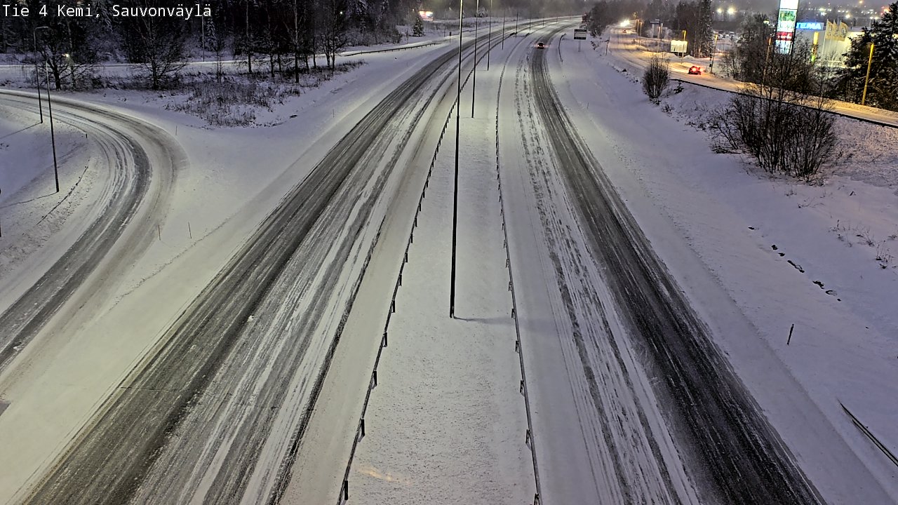 Kelikamerat Kuva Tie 4 Kemi, Sauvonväylä, Kemi, Lappi
