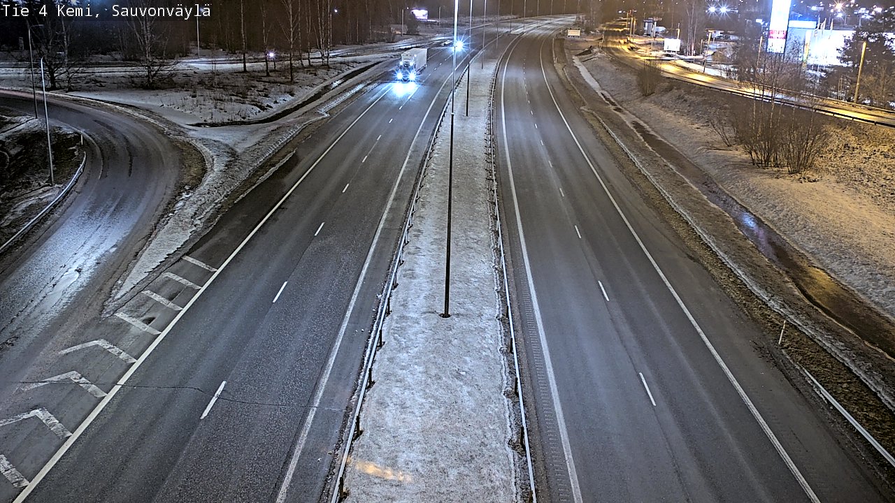 Weather Camera Image Road 4 Kemi, Sauvonväylä, Kemi, Lappi