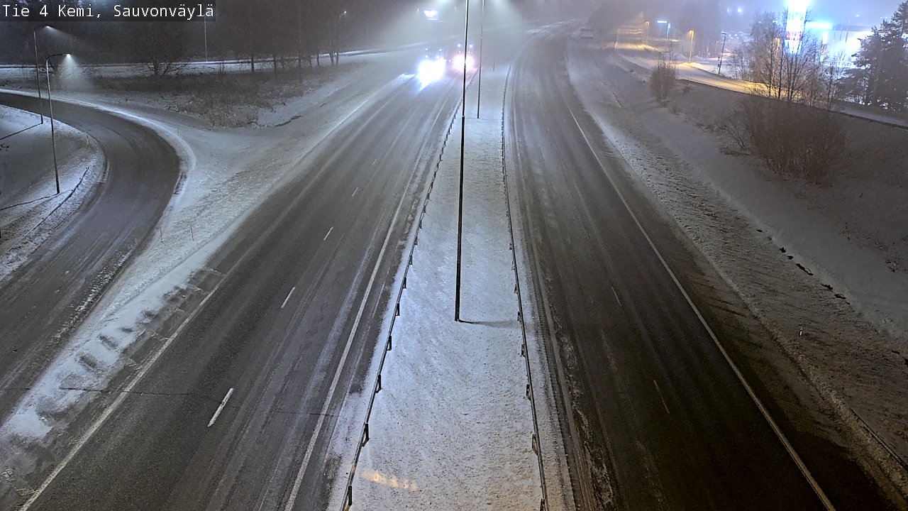 Weather Camera Image Road 4 Kemi, Sauvonväylä, Kemi, Lappi