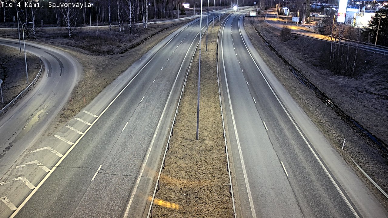Kelikamerat Kuva Tie 4 Kemi, Sauvonväylä, Kemi, Lappi