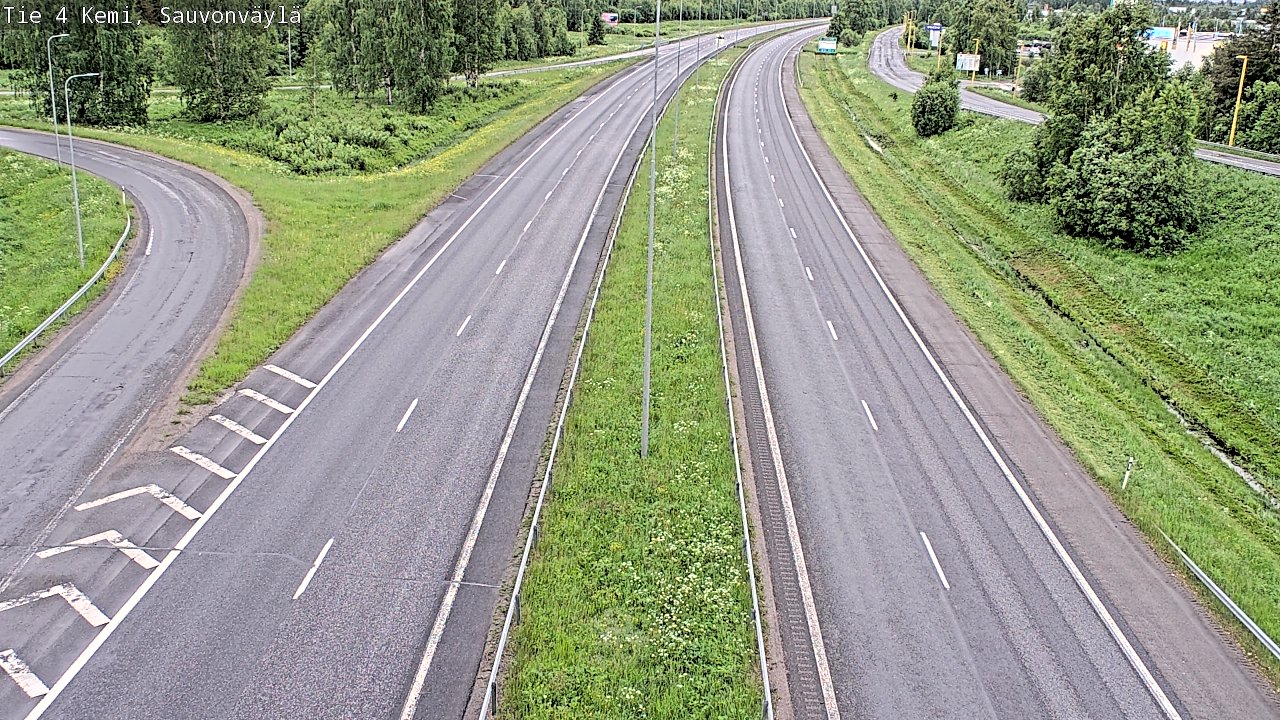 Kelikamerat Kuva Tie 4 Kemi, Sauvonväylä, Kemi, Lappi