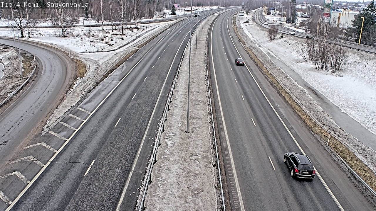 Weather Camera Image Road 4 Kemi, Sauvonväylä, Kemi, Lappi