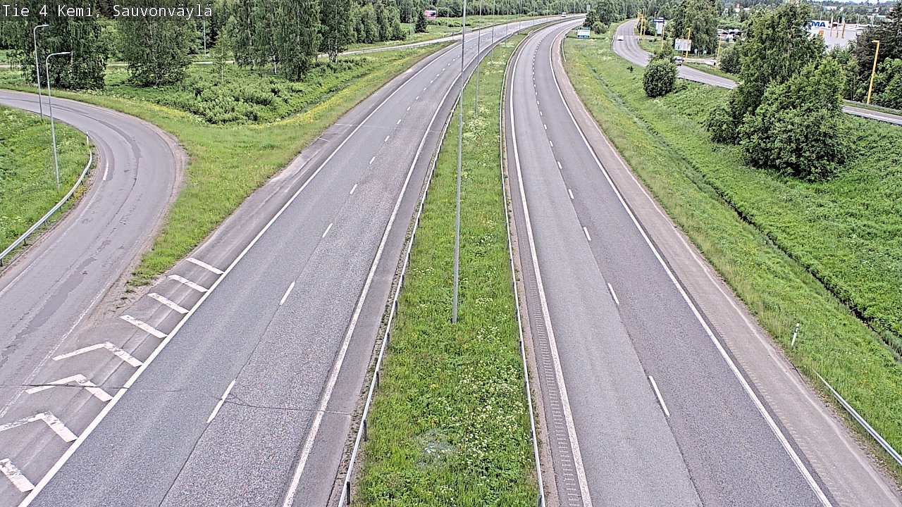 Kelikamerat Kuva Tie 4 Kemi, Sauvonväylä, Kemi, Lappi