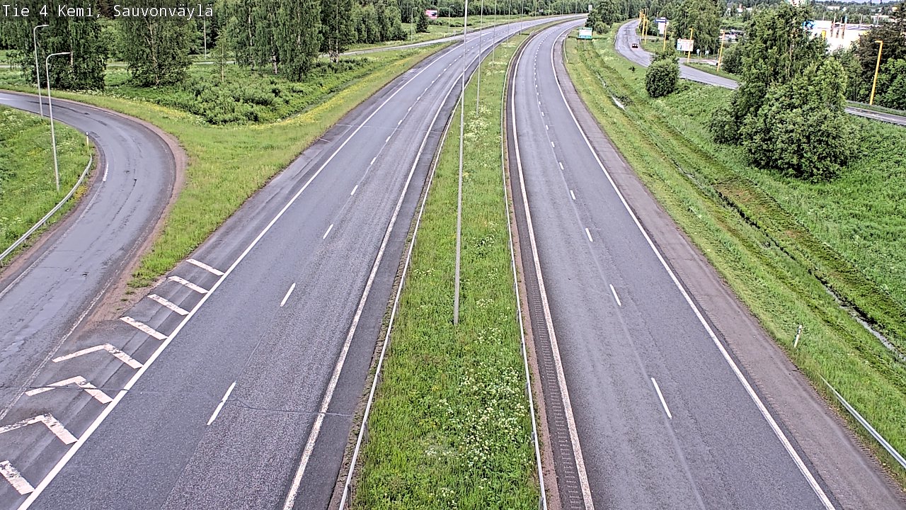 Kelikamerat Kuva Tie 4 Kemi, Sauvonväylä, Kemi, Lappi