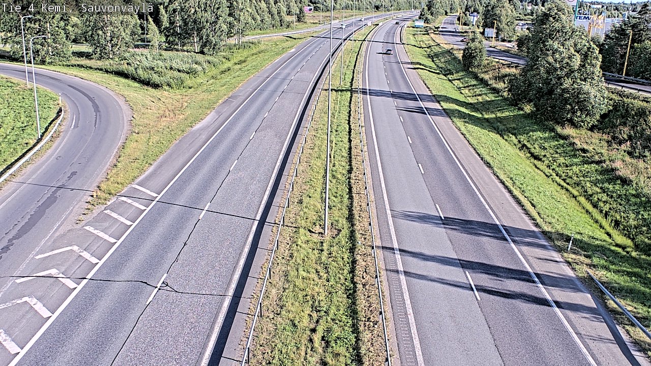 Kelikamerat Kuva Tie 4 Kemi, Sauvonväylä, Kemi, Lappi