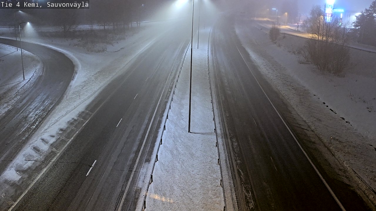 Weather Camera Image Road 4 Kemi, Sauvonväylä, Kemi, Lappi