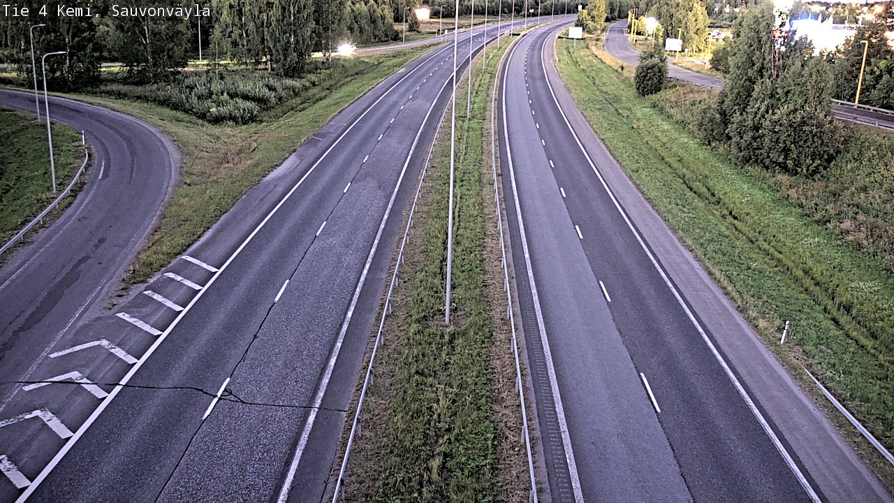 Kelikamerat Kuva Tie 4 Kemi, Sauvonväylä, Kemi, Lappi