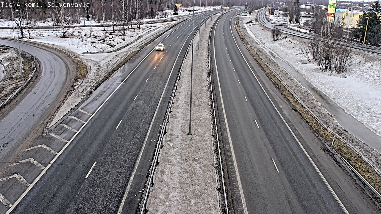 Weather Camera Image Road 4 Kemi, Sauvonväylä, Kemi, Lappi