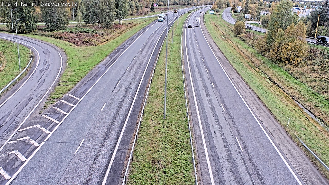 Kelikamerat Kuva Tie 4 Kemi, Sauvonväylä, Kemi, Lappi