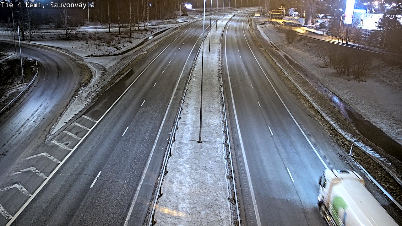 Weather Camera Image Road 4 Kemi, Sauvonväylä, Kemi, Lappi
