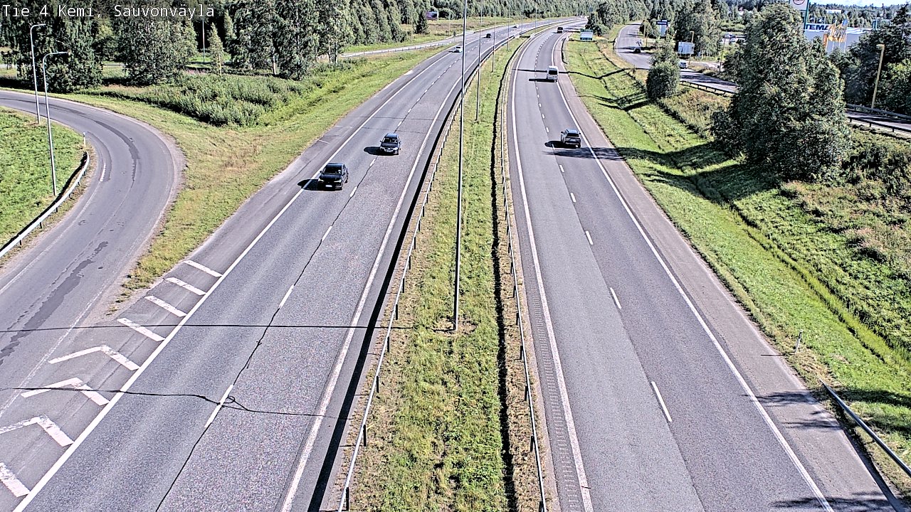 Kelikamerat Kuva Tie 4 Kemi, Sauvonväylä, Kemi, Lappi