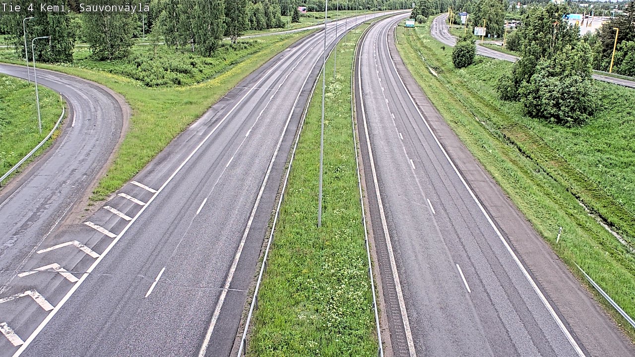 Kelikamerat Kuva Tie 4 Kemi, Sauvonväylä, Kemi, Lappi