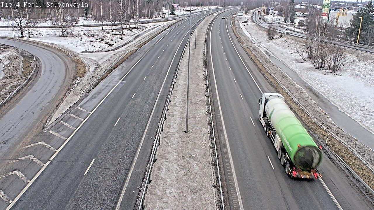 Weather Camera Image Road 4 Kemi, Sauvonväylä, Kemi, Lappi