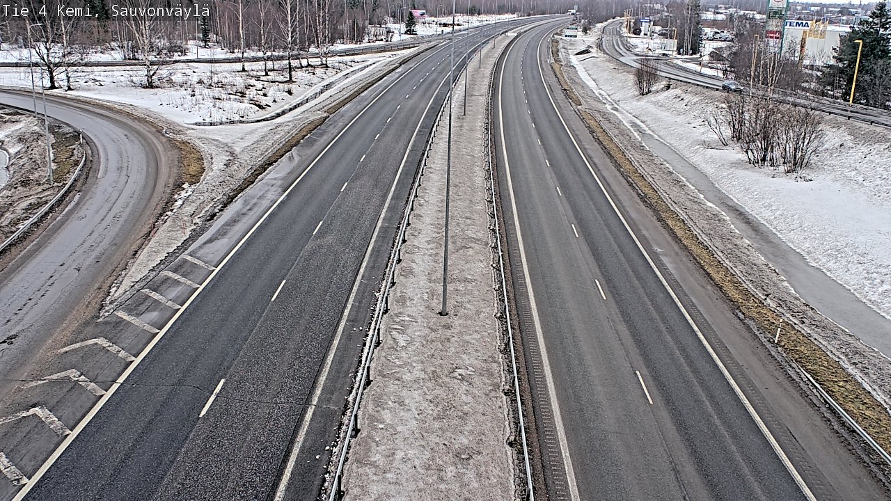 Weather Camera Image Road 4 Kemi, Sauvonväylä, Kemi, Lappi