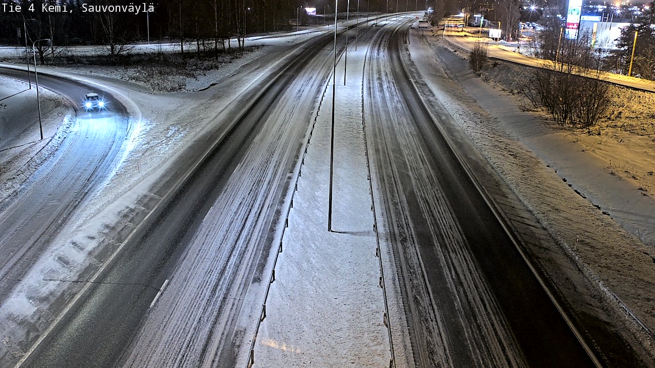 Weather Camera Image Road 4 Kemi, Sauvonväylä, Kemi, Lappi