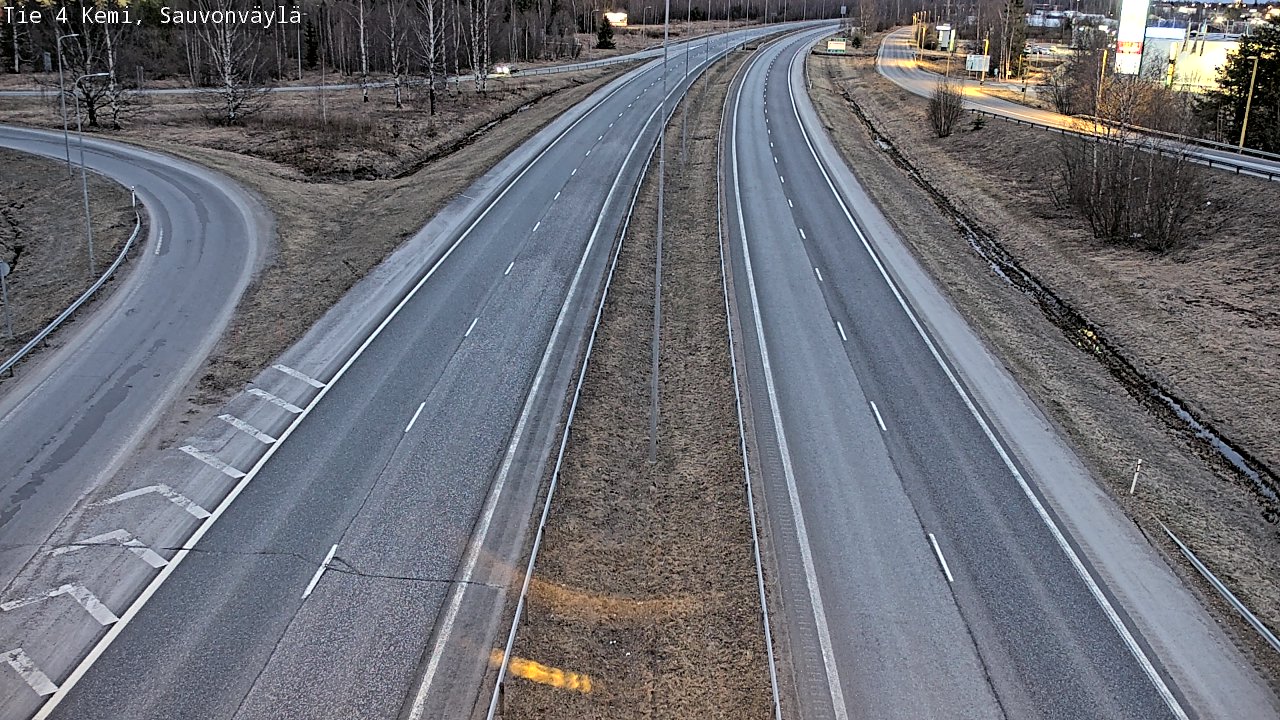 Weather Camera Image Road 4 Kemi, Sauvonväylä, Kemi, Lappi