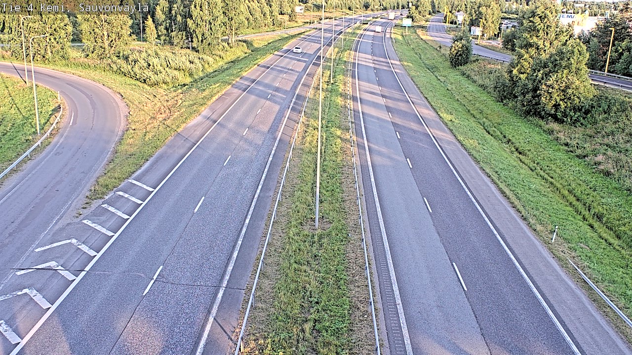 Kelikamerat Kuva Tie 4 Kemi, Sauvonväylä, Kemi, Lappi