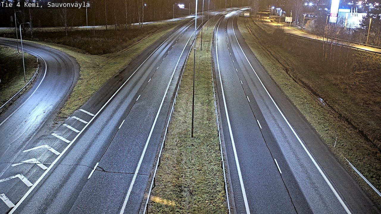 Kelikamerat Kuva Tie 4 Kemi, Sauvonväylä, Kemi, Lappi