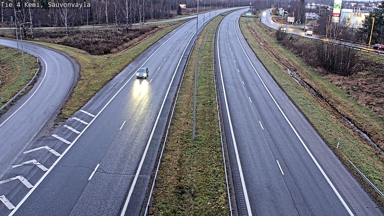 Weather Camera Image Road 4 Kemi, Sauvonväylä, Kemi, Lappi