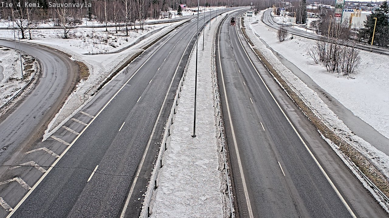 Kelikamerat Kuva Tie 4 Kemi, Sauvonväylä, Kemi, Lappi