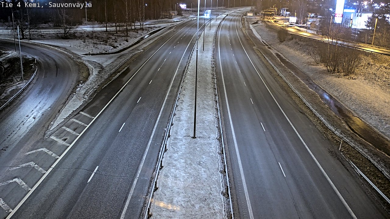 Weather Camera Image Road 4 Kemi, Sauvonväylä, Kemi, Lappi