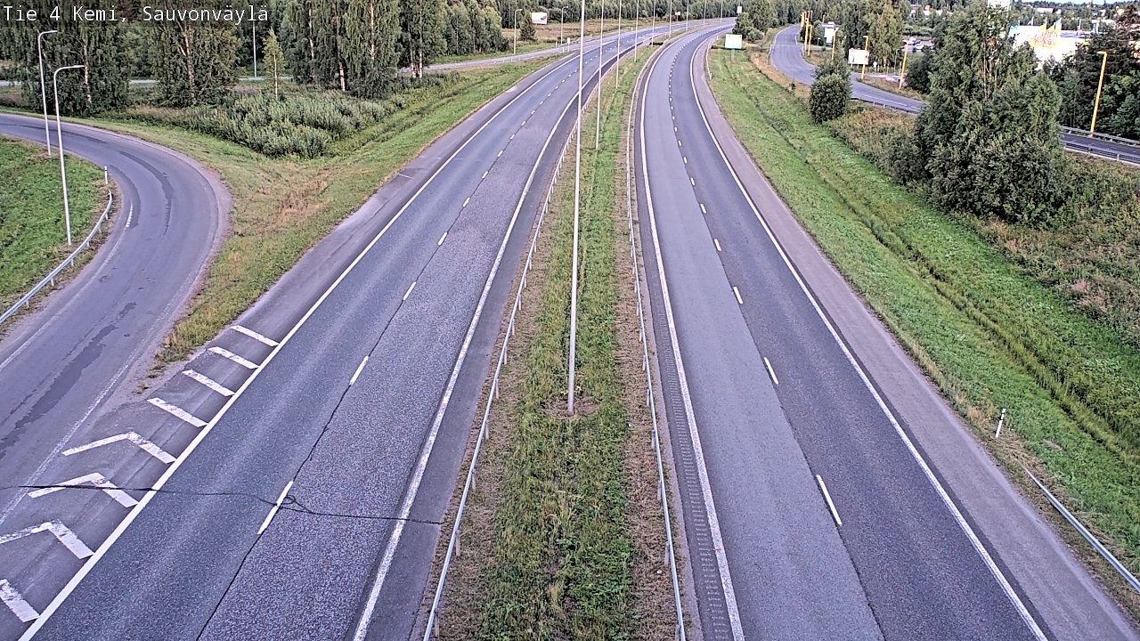 Kelikamerat Kuva Tie 4 Kemi, Sauvonväylä, Kemi, Lappi