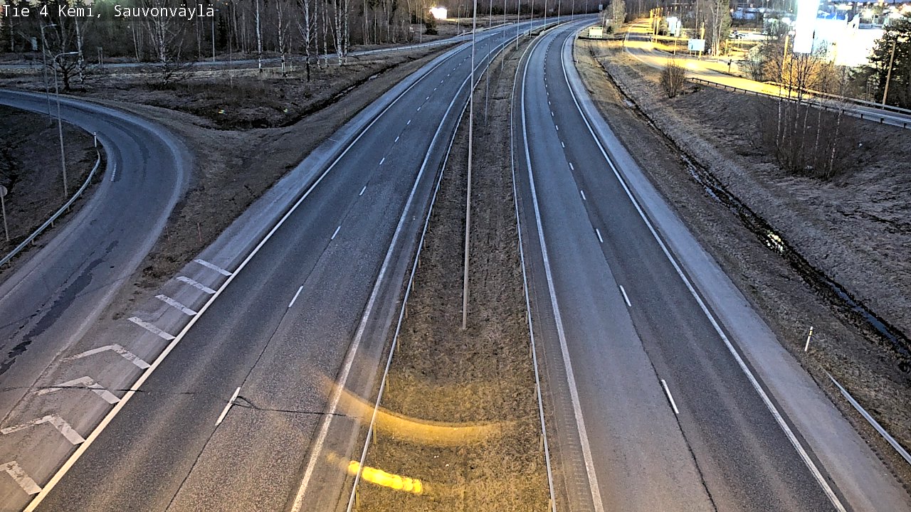 Weather Camera Image Road 4 Kemi, Sauvonväylä, Kemi, Lappi