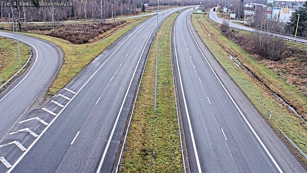 Kelikamerat Kuva Tie 4 Kemi, Sauvonväylä, Kemi, Lappi
