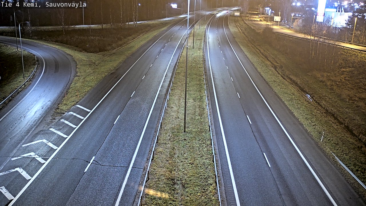 Kelikamerat Kuva Tie 4 Kemi, Sauvonväylä, Kemi, Lappi