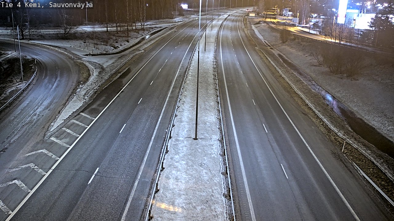 Weather Camera Image Road 4 Kemi, Sauvonväylä, Kemi, Lappi