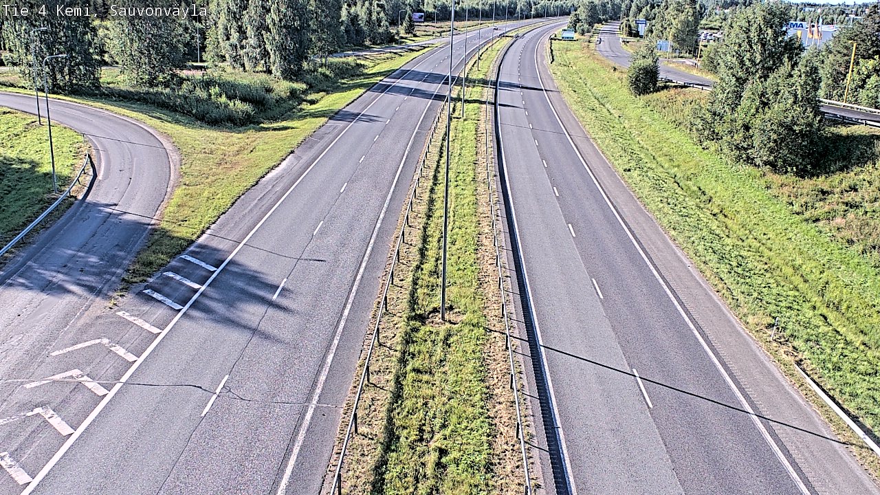 Weather Camera Image väg 4 Kemi, Sauvonväylä, Kemi, Lappi