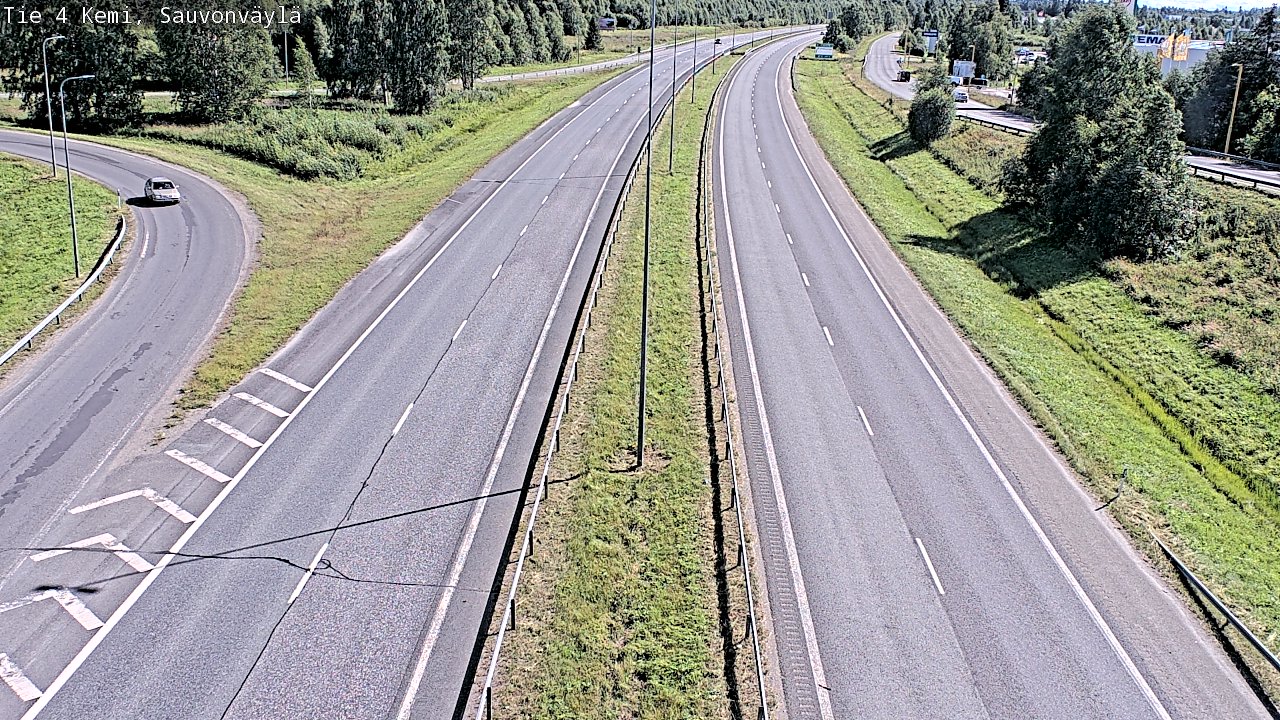 Kelikamerat Kuva Tie 4 Kemi, Sauvonväylä, Kemi, Lappi