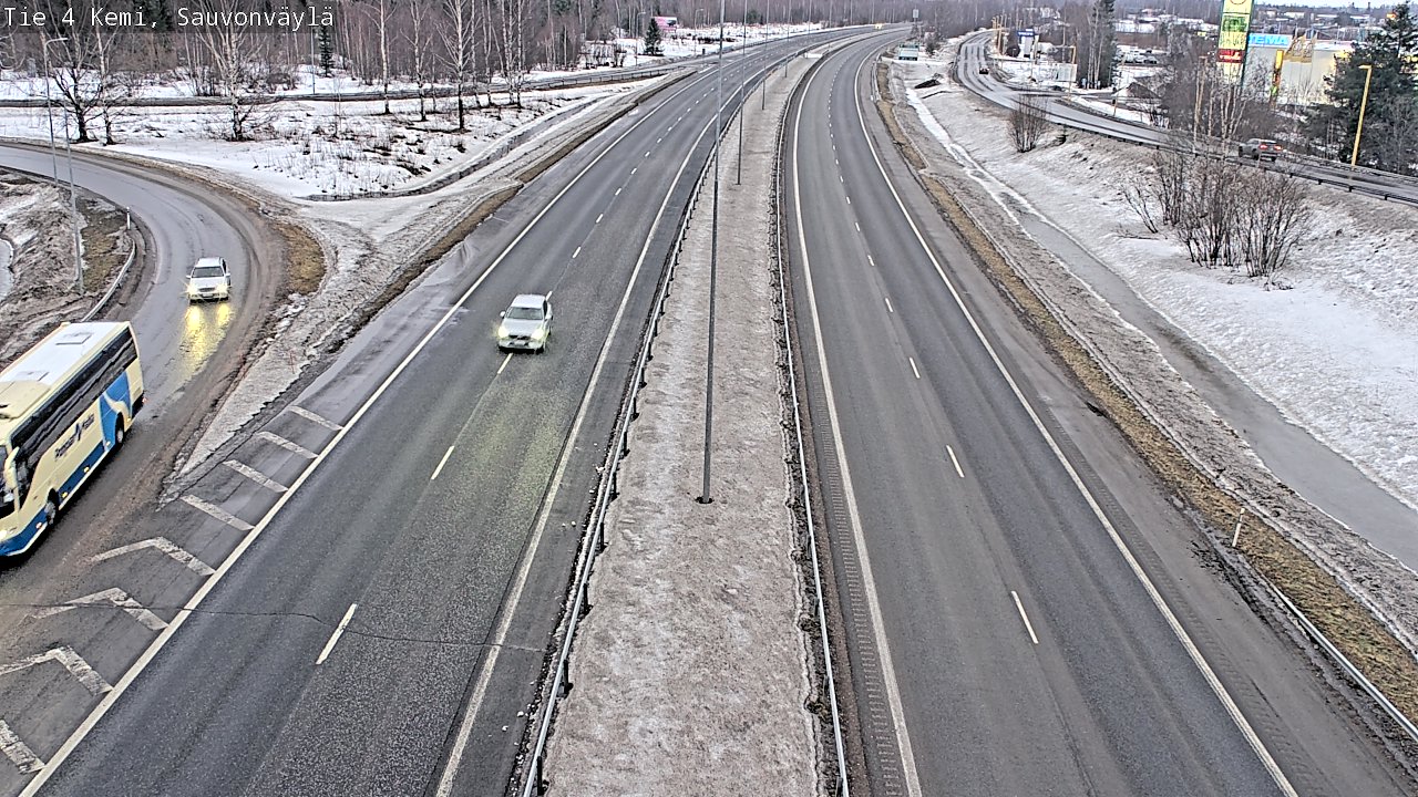 Weather Camera Image Road 4 Kemi, Sauvonväylä, Kemi, Lappi