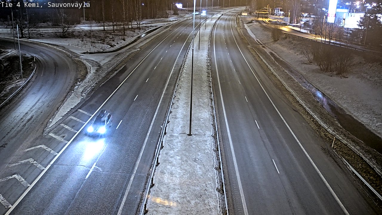 Weather Camera Image Road 4 Kemi, Sauvonväylä, Kemi, Lappi