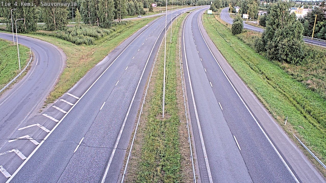 Kelikamerat Kuva Tie 4 Kemi, Sauvonväylä, Kemi, Lappi