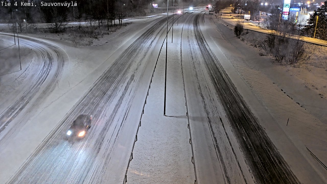 Kelikamerat Kuva Tie 4 Kemi, Sauvonväylä, Kemi, Lappi