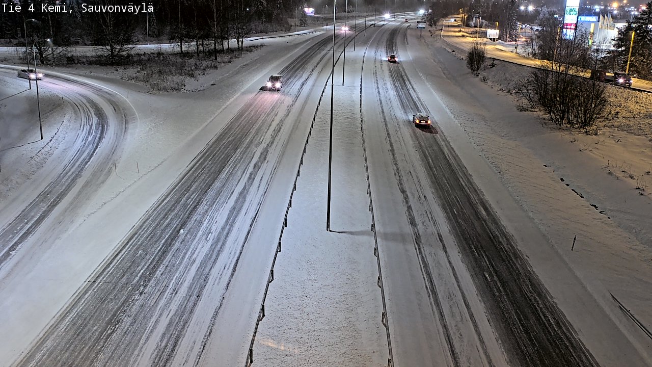 Kelikamerat Kuva Tie 4 Kemi, Sauvonväylä, Kemi, Lappi