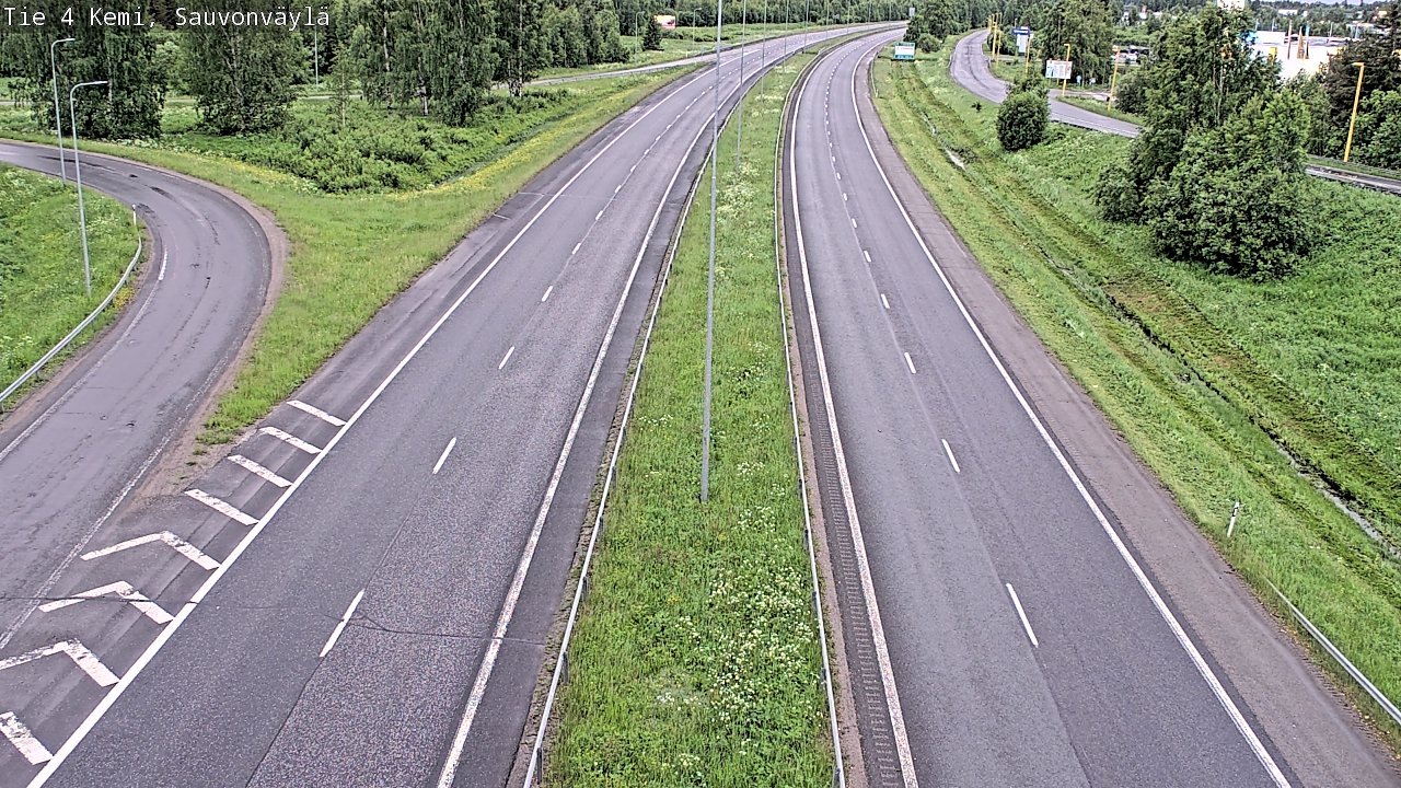 Kelikamerat Kuva Tie 4 Kemi, Sauvonväylä, Kemi, Lappi