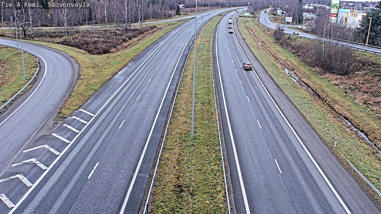 Kelikamerat Kuva Tie 4 Kemi, Sauvonväylä, Kemi, Lappi