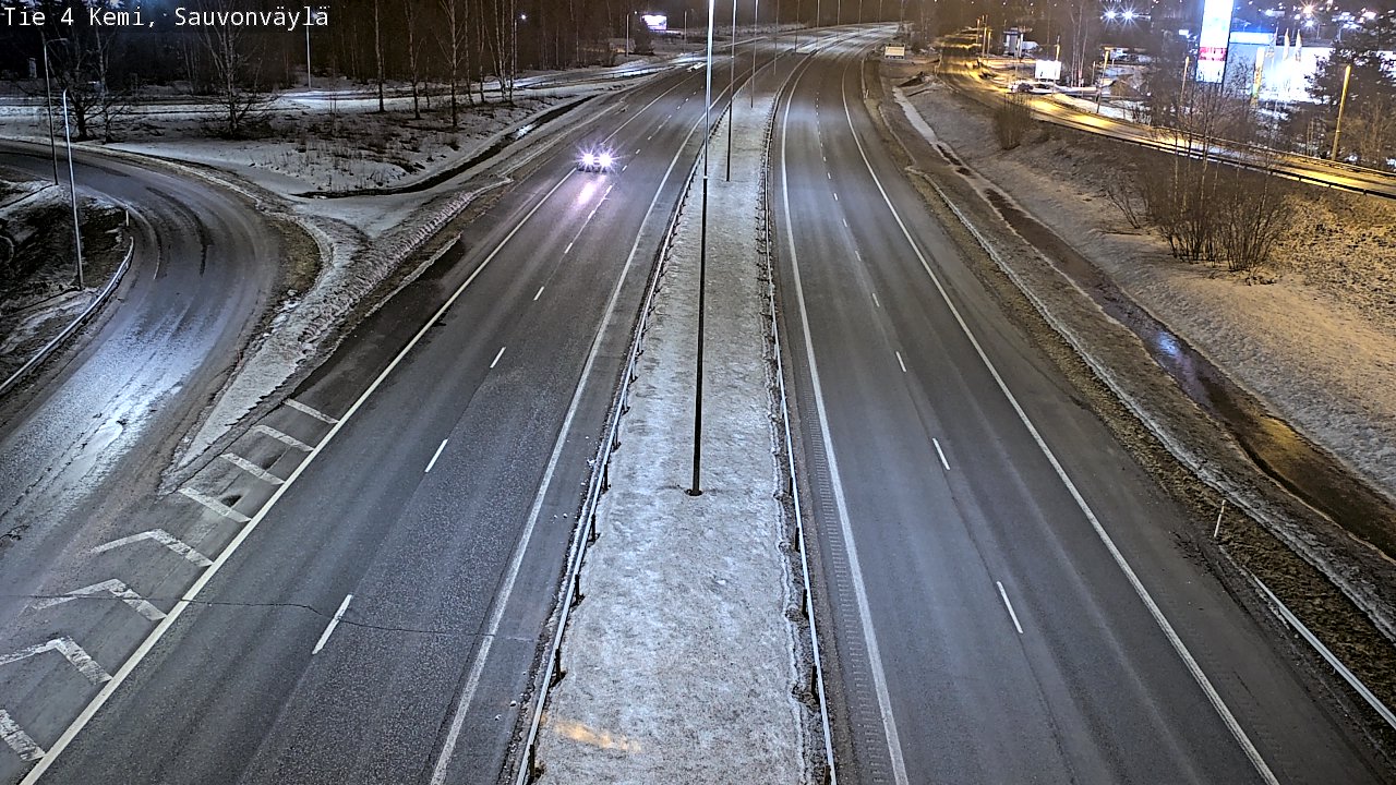 Weather Camera Image Road 4 Kemi, Sauvonväylä, Kemi, Lappi