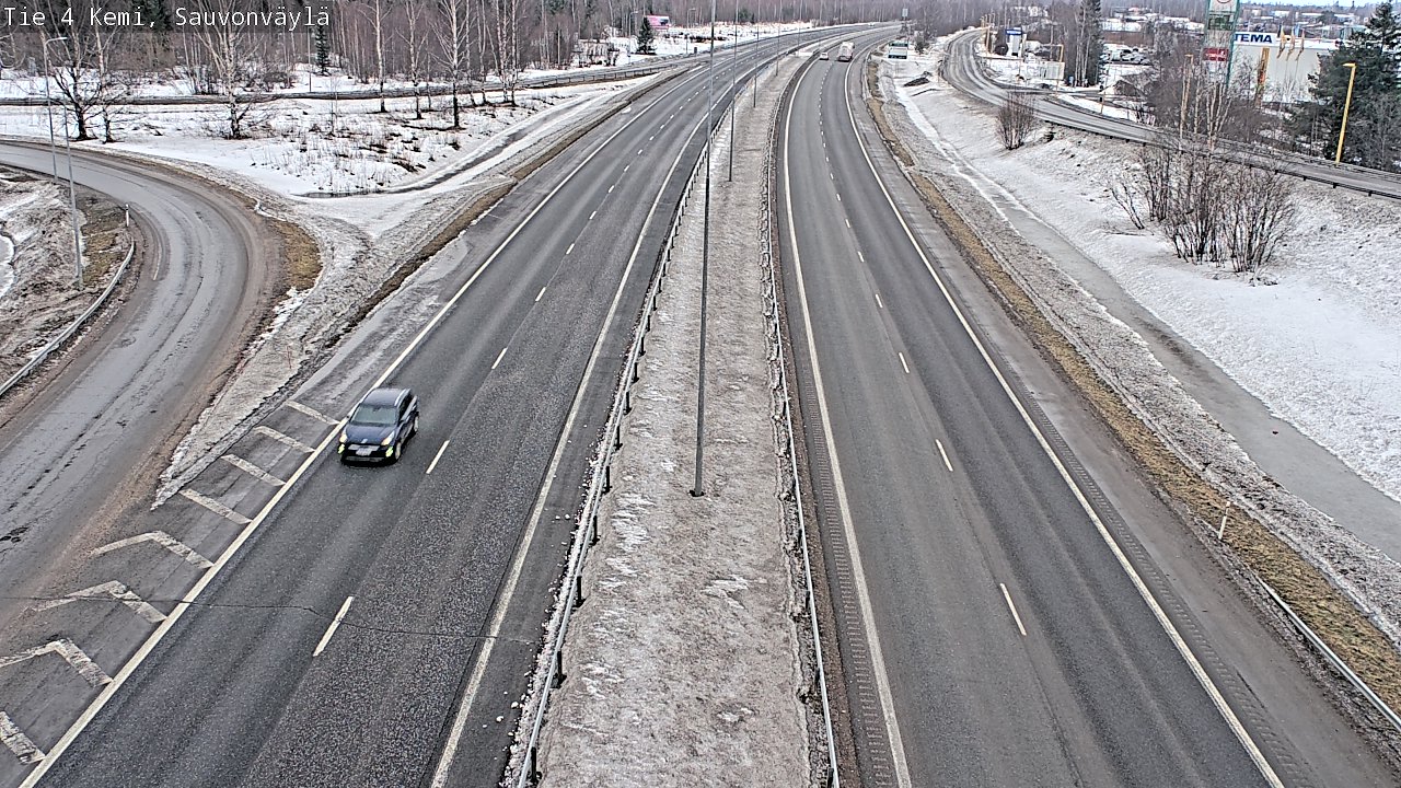 Kelikamerat Kuva Tie 4 Kemi, Sauvonväylä, Kemi, Lappi