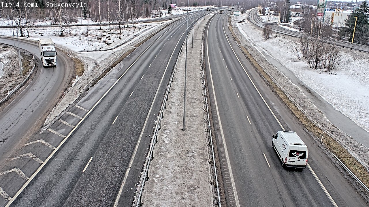 Weather Camera Image Road 4 Kemi, Sauvonväylä, Kemi, Lappi