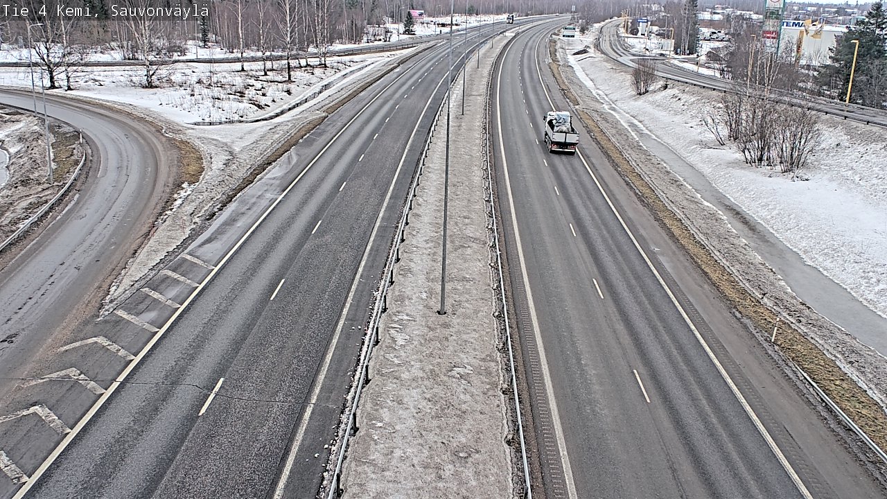 Weather Camera Image Road 4 Kemi, Sauvonväylä, Kemi, Lappi