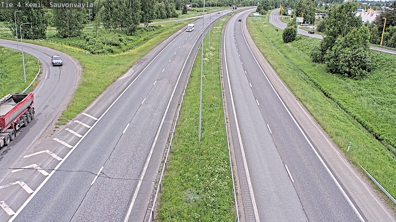 Kelikamerat Kuva Tie 4 Kemi, Sauvonväylä, Kemi, Lappi