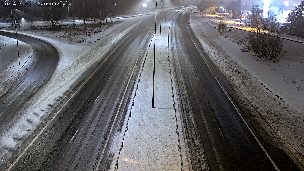 Weather Camera Image Road 4 Kemi, Sauvonväylä, Kemi, Lappi
