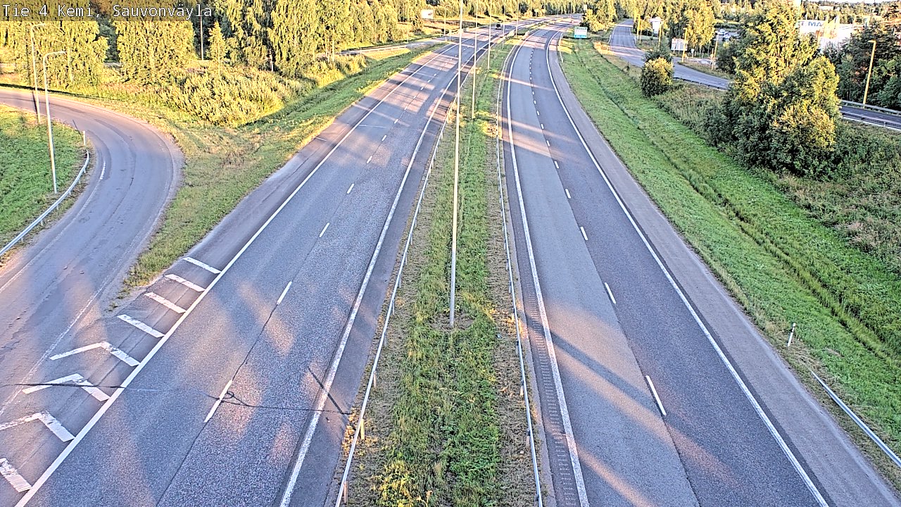 Kelikamerat Kuva Tie 4 Kemi, Sauvonväylä, Kemi, Lappi